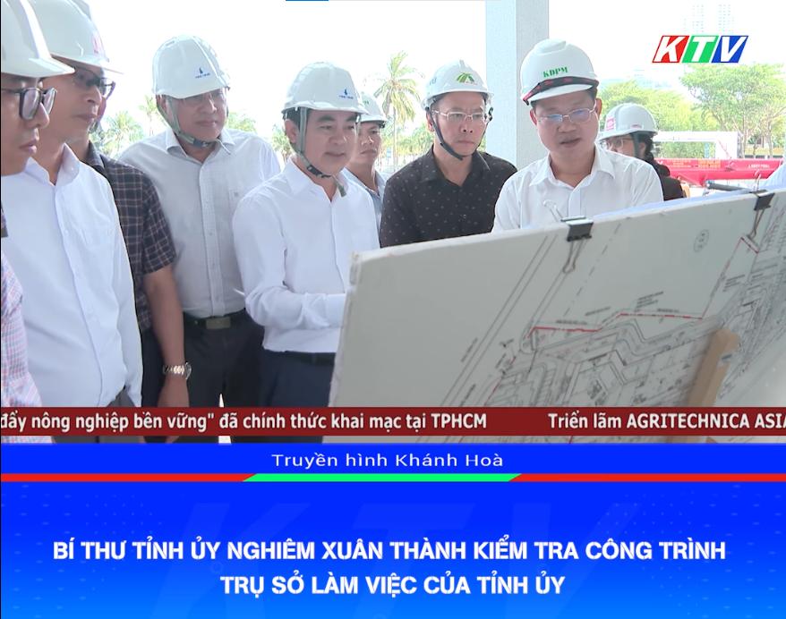 VIDEO: Bí thư Tỉnh ủy Nghiêm Xuân Thành kiểm tra công trình trụ sở làm việc của Tỉnh ủy