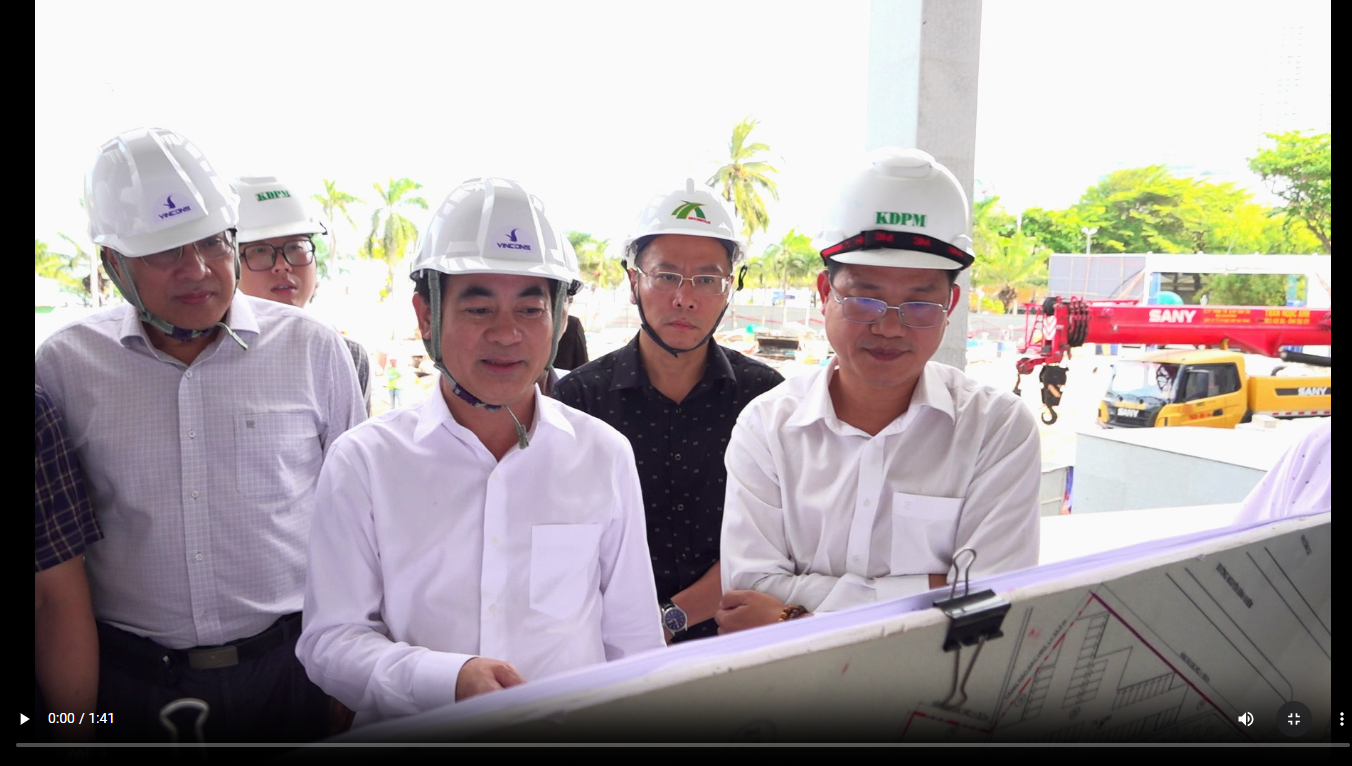 Bí thư Tỉnh ủy Khánh Hòa Nghiêm Xuân Thành kiểm tra tiến độ công trình trụ sở làm việc của Tỉnh ủy, Đoàn Đại biểu Quốc hội và HĐND tỉnh, UBND tỉnh